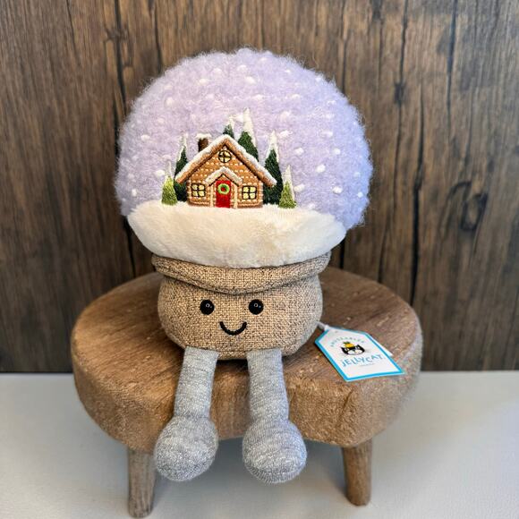 Jellycat Snow Globe FAST SHIP NEW Jellycat Christmas - Picture 2 of 9